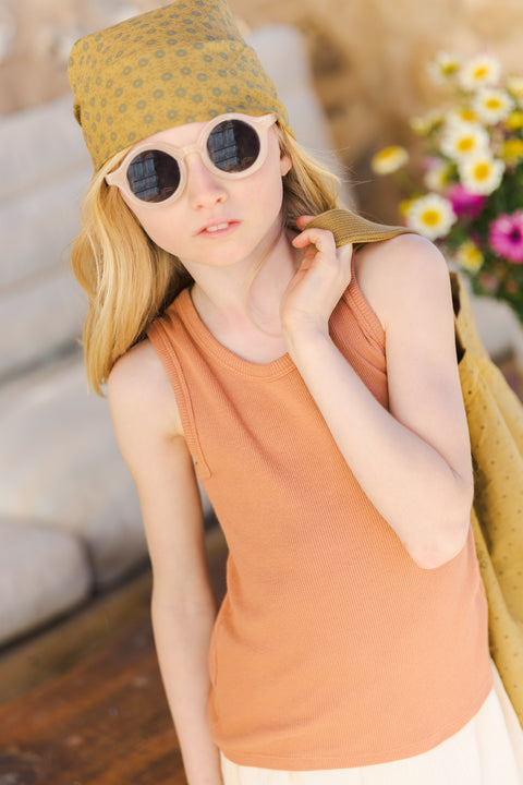 Tank operator - Hortensia Cachou Bonton X Milk - Image principale