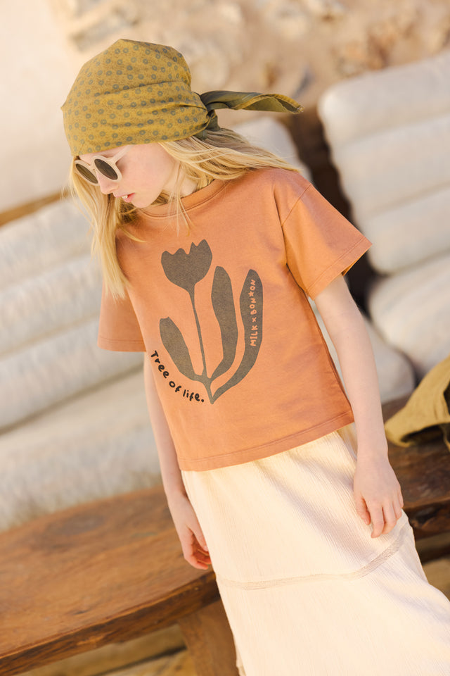 T -shirt - Capucine Cachou Bonton X Milk - Image principale