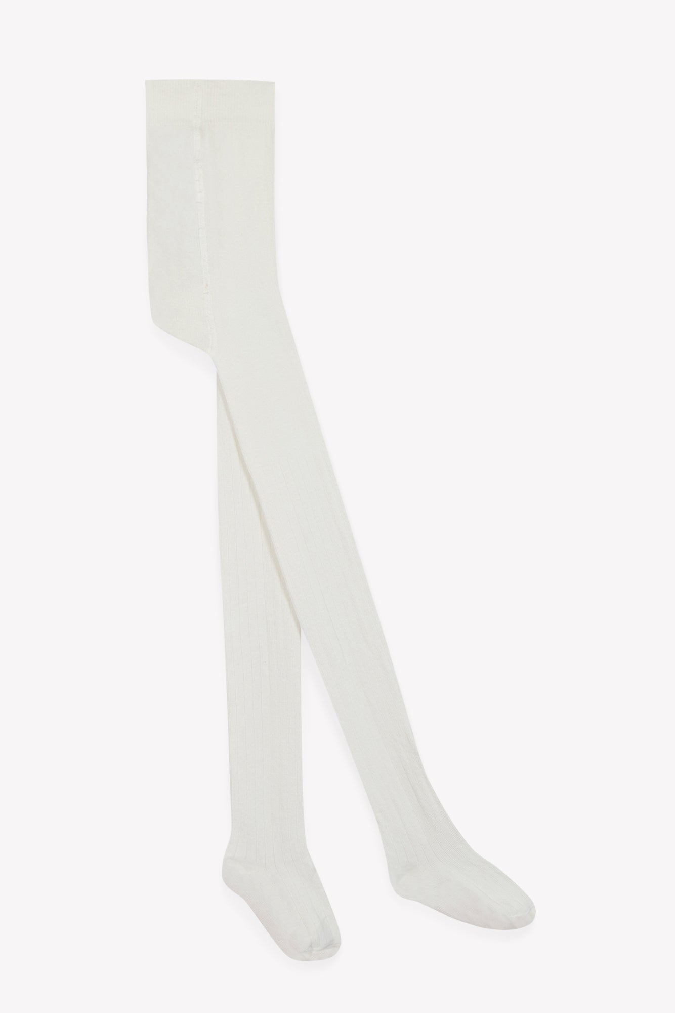 Collants - Côtes crème