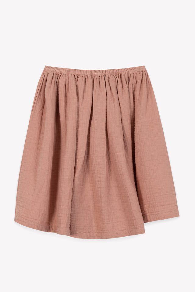Skirt - Girl Cotton raspberry - Image principale