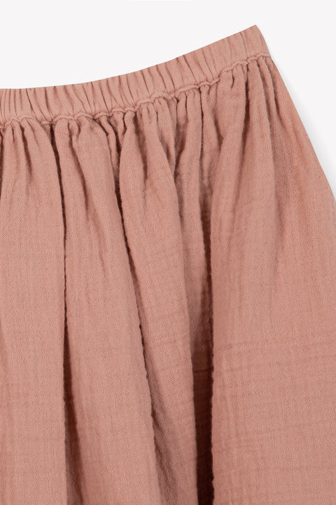 Skirt - Girl Cotton raspberry - Image principale