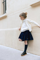 Jupe - Framboise navy bonton