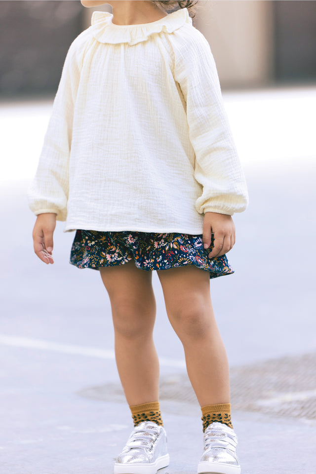 Blouse - Mamour beige coton biologique - Image principale