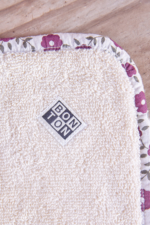 Sortie bain et Bavoir - Prune - Image principale