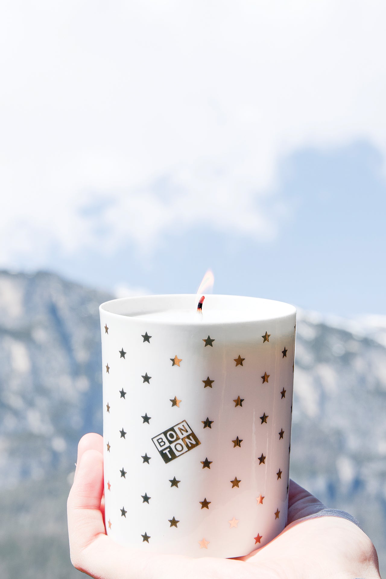 Candle Perfumeée - citrus & musk