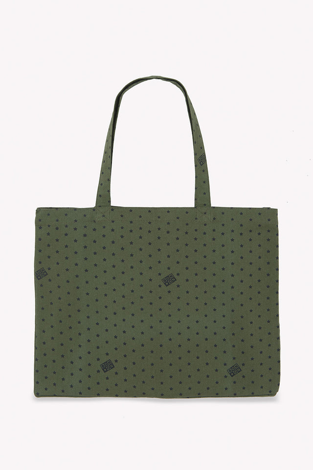Medium tote bag - Beth dark khaki Bonton - Image principale