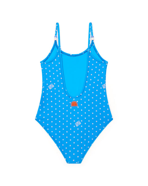 Maillot de bain - imprimé étoiles FIlle collbaoration BONTON x SUNDEK - Image principale