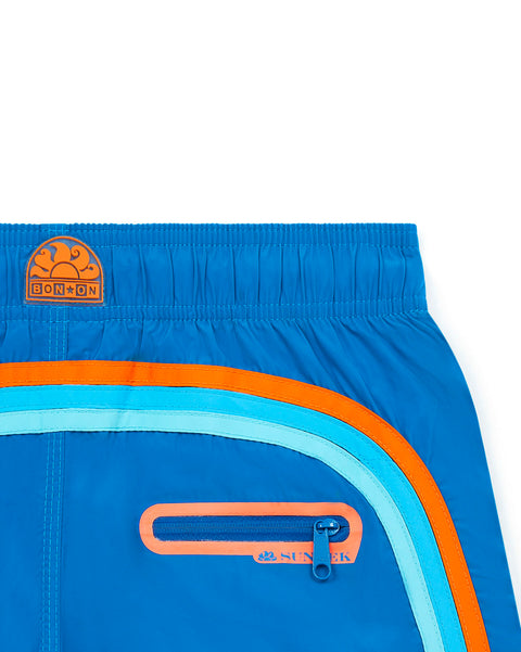 Maillot de bain - uni garçon collaboration BONTON x SUNDEK - Image principale