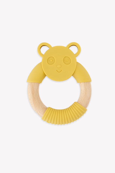 Hochet - Silicone jaune - Image principale