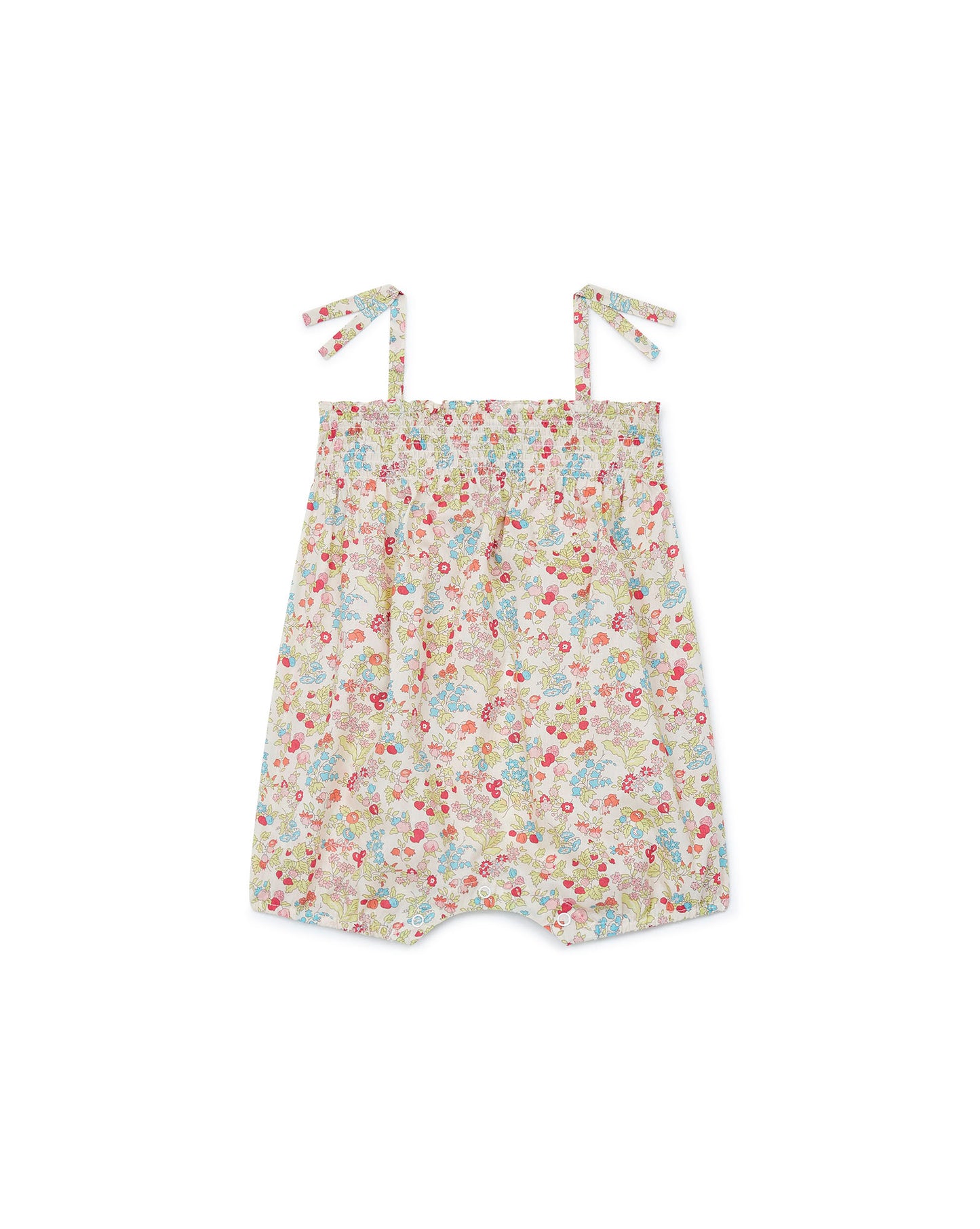 Jumpsuit - in cotton and linen Printe Baby