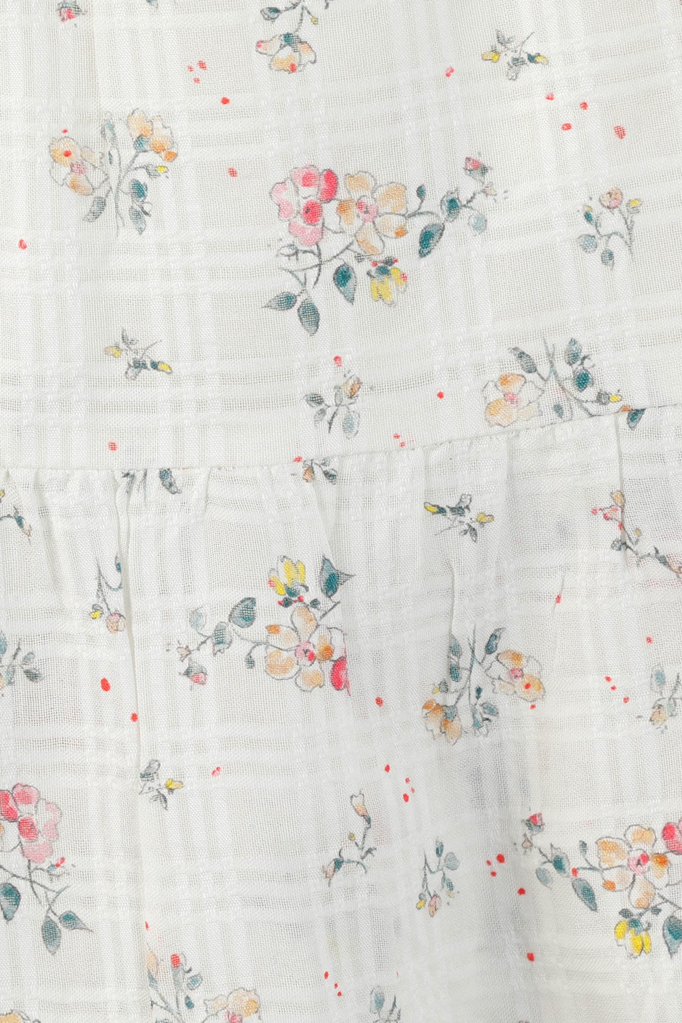 Dress - in cotton gauze Print flowery