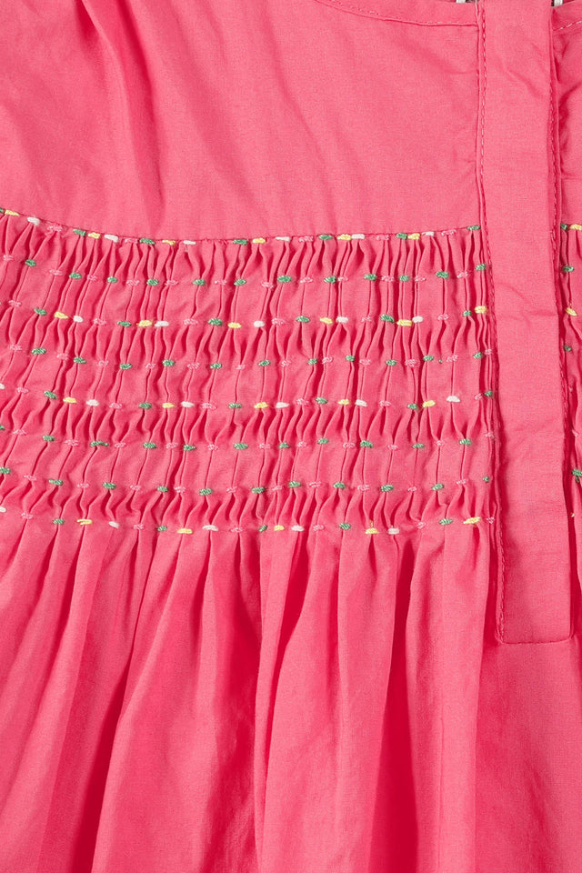 Dress - in Poplin gentle Pink Girl - Image alternative