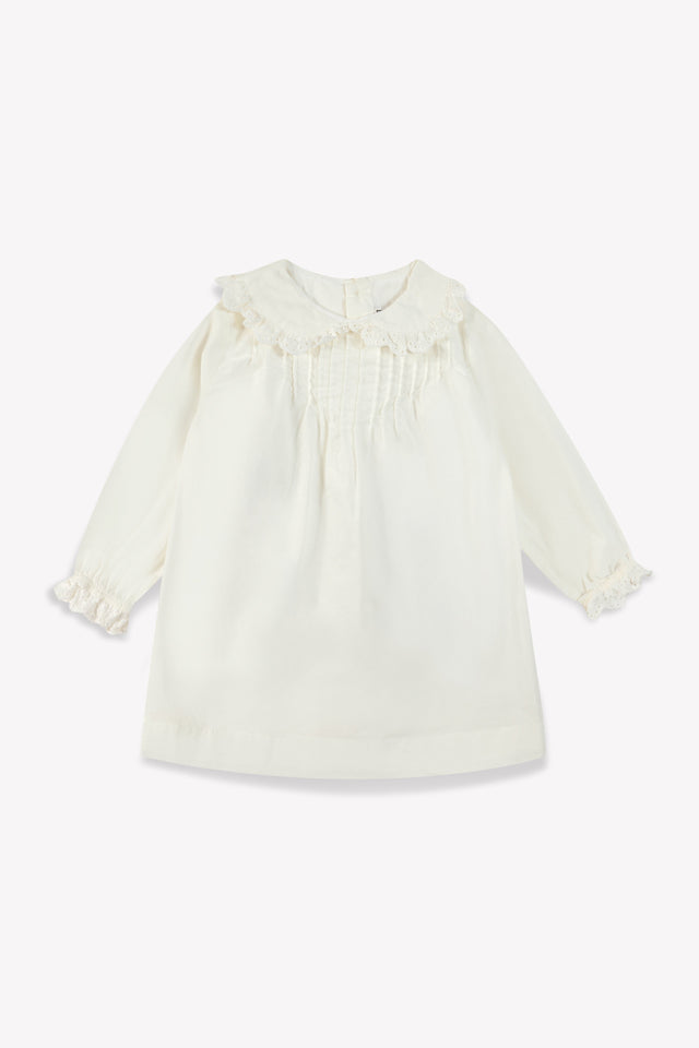 Dress - 100% cotton bonton cream - Image principale