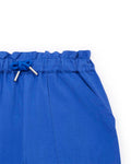 Pantalon - bleu 100% coton fille