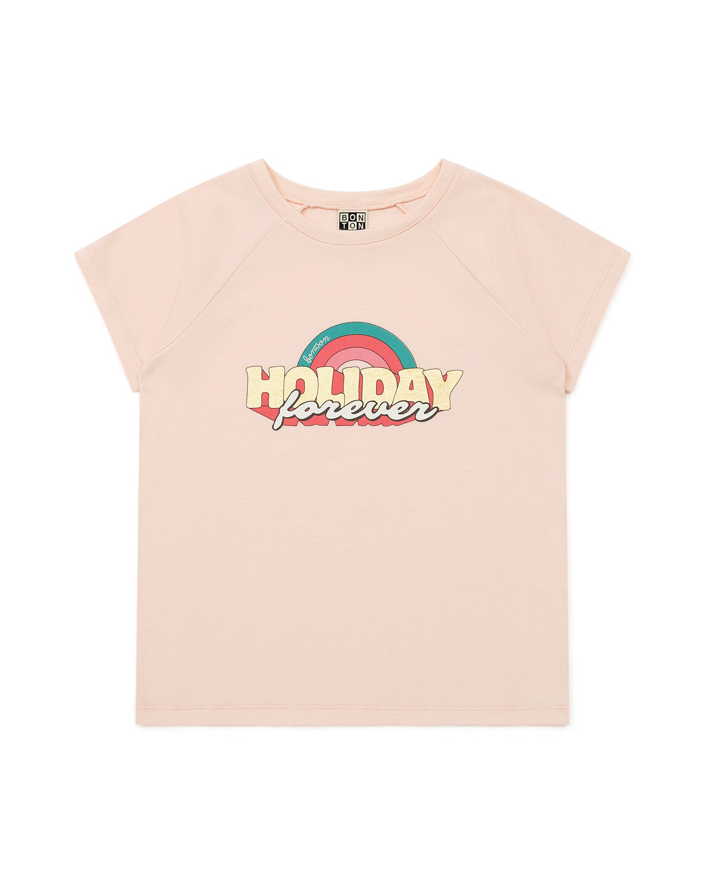 T -shirt - Print Holiday Girl 100% organic cotton