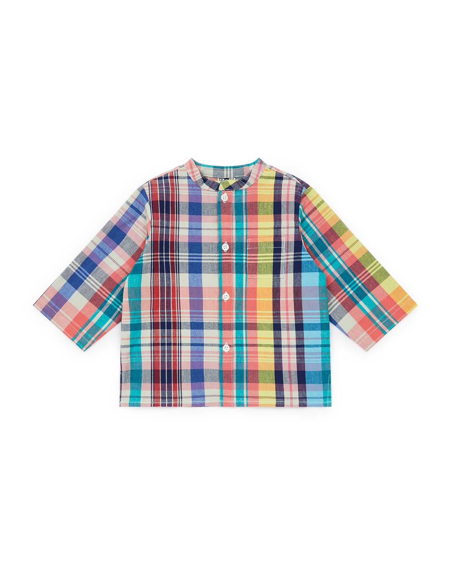 Shirt - Baby Check cotton canvas