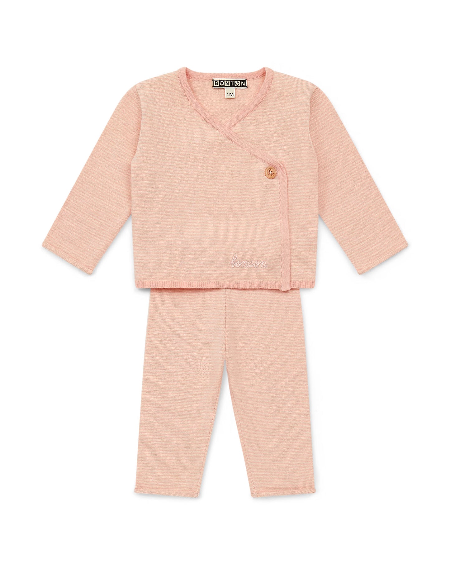 Outfit - Newborn Cotton two -color scratch