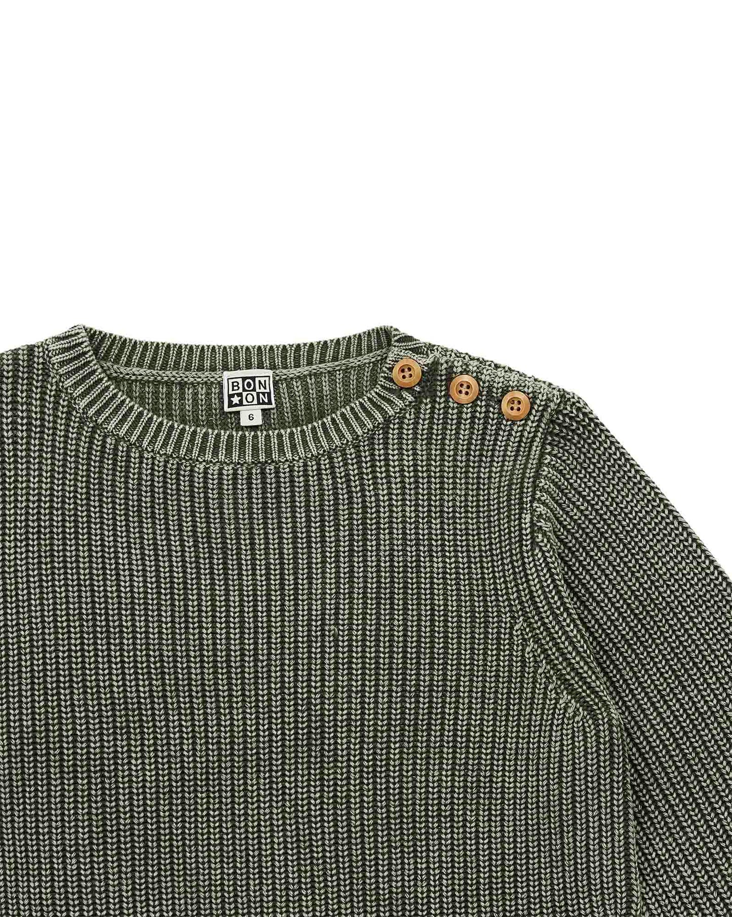 Sweater - Boy Stoné effect cotton