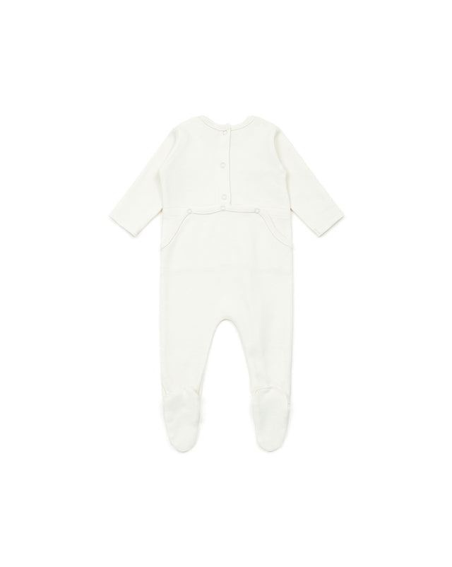 Pyjama - en coton biologique bébé fille imprimé LOV MUM - Image alternative