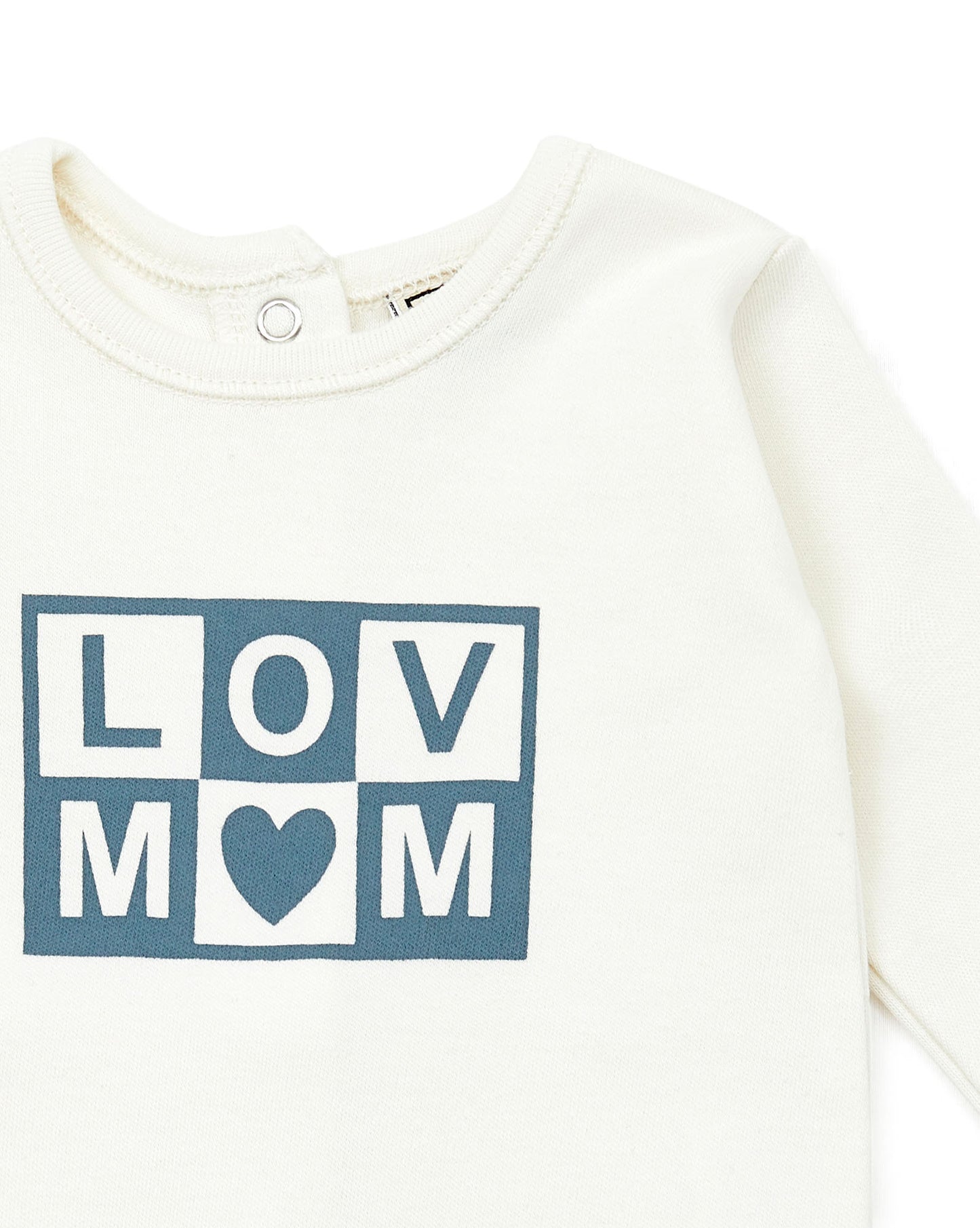 Pajamas - in organic cotton Baby Girl Print Lov mum