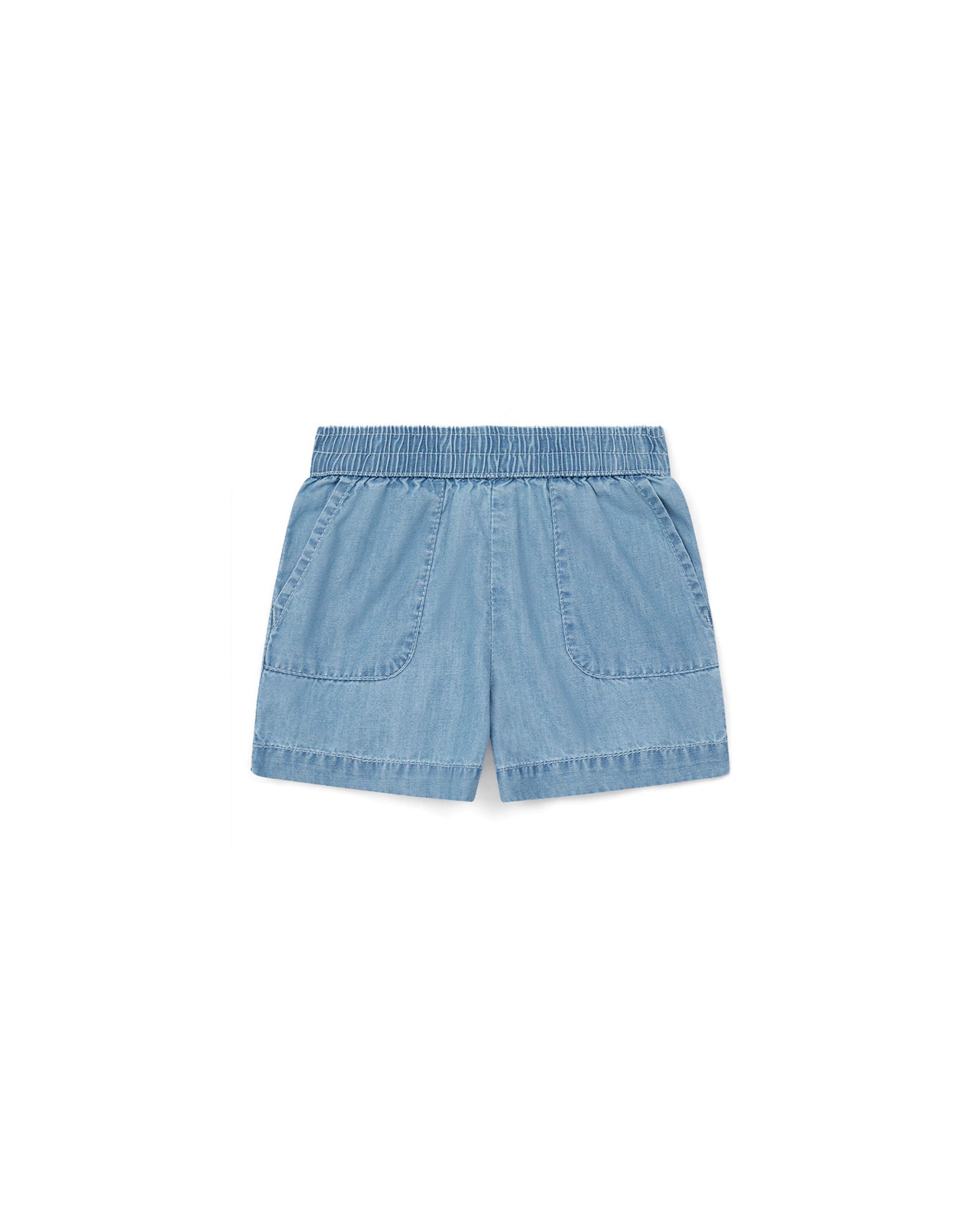 Short - denim clair 100% coton bébé