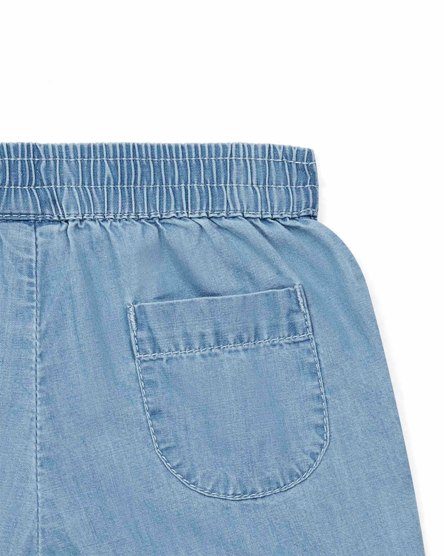 Short - denim clair 100% coton bébé