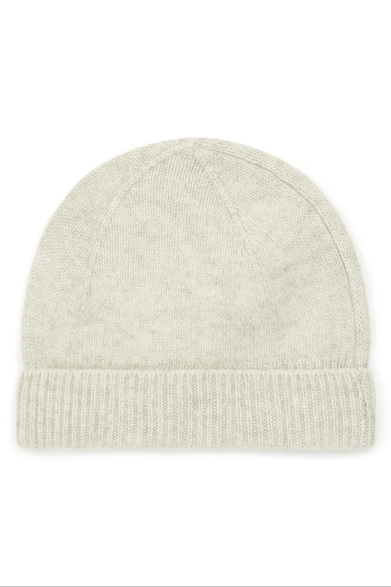 Beanie - Beige 100% Cashmere