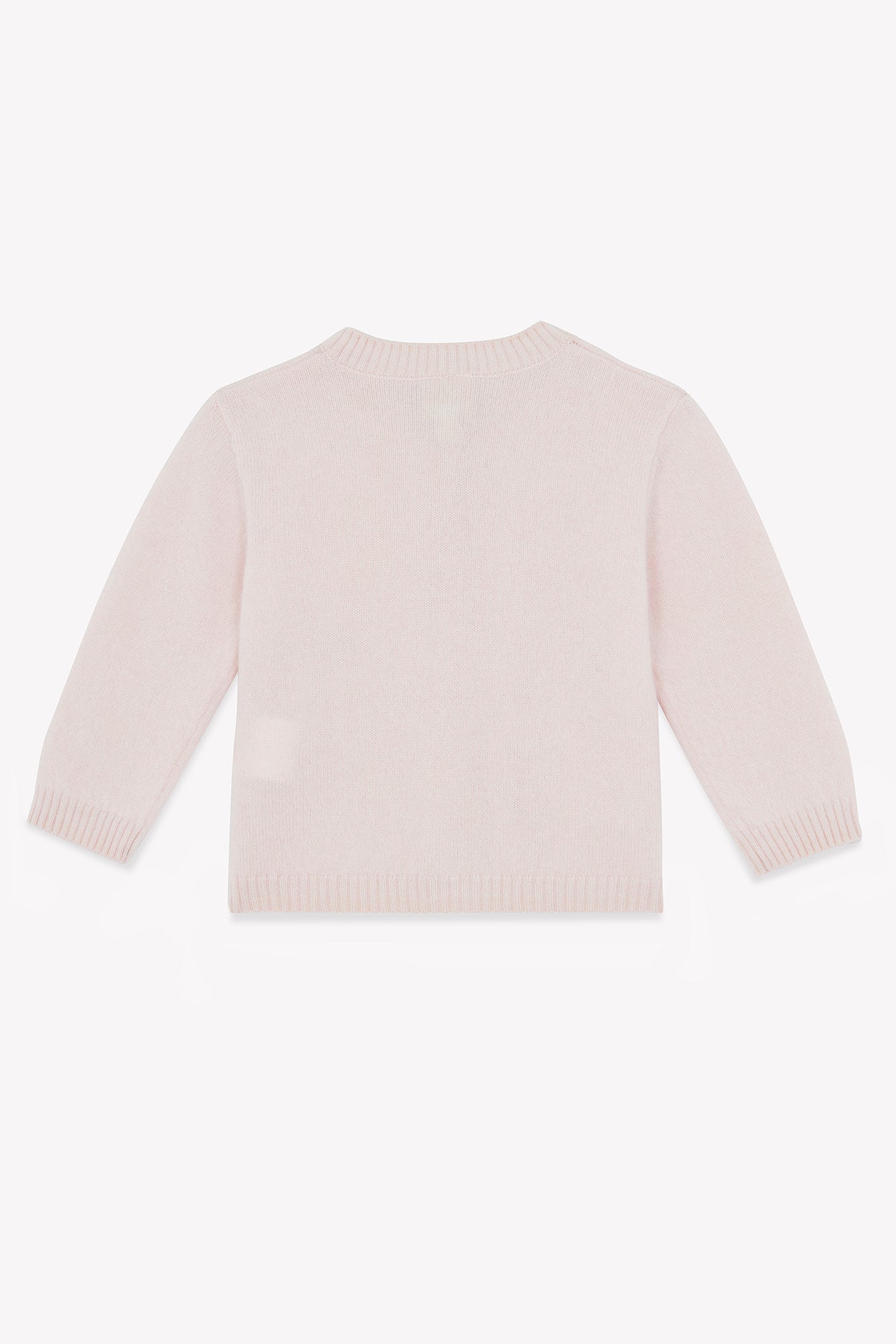 Cardigan - Rose Bébé 100% cachemire