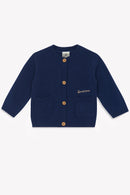 Cardigan - Bleu Bébé 100% cachemire