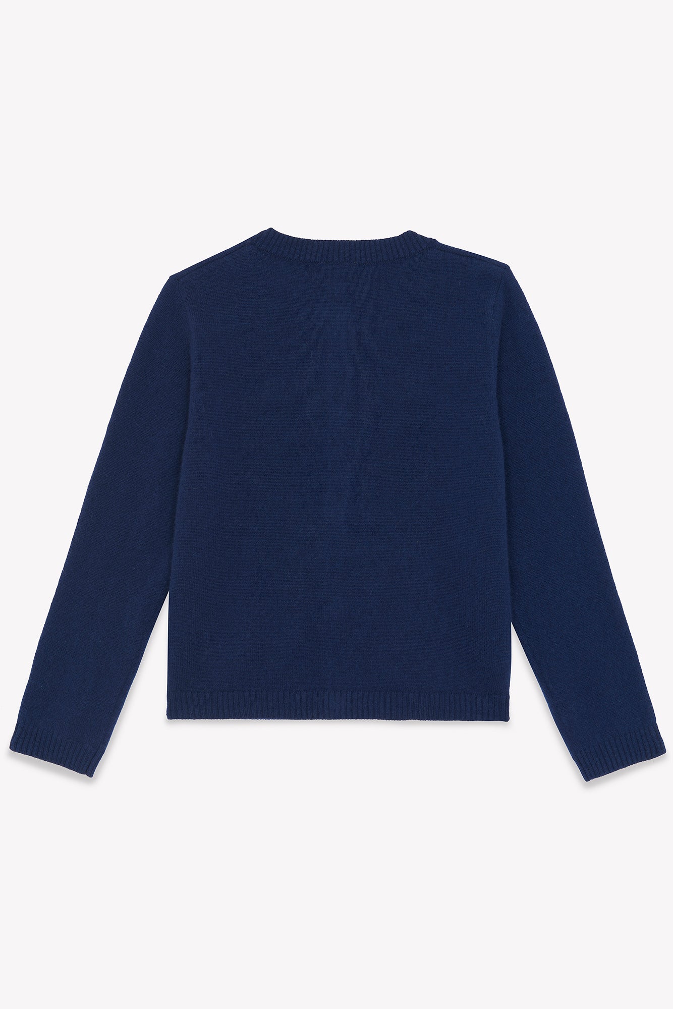 Cardigan - Blue 100% Cashmere