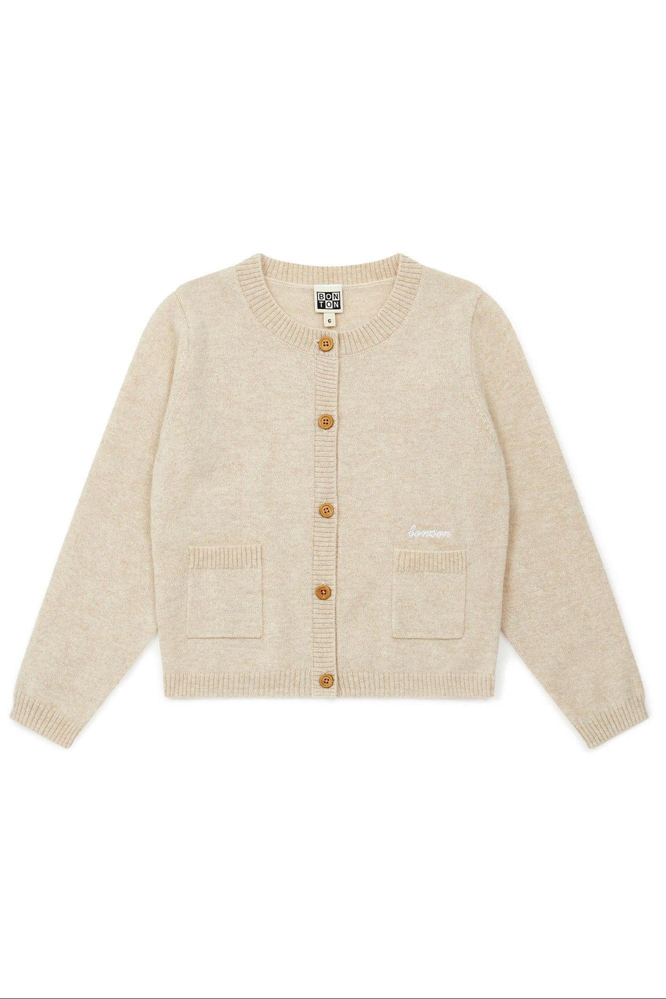 Cardigan - Beige 100% Cashmere