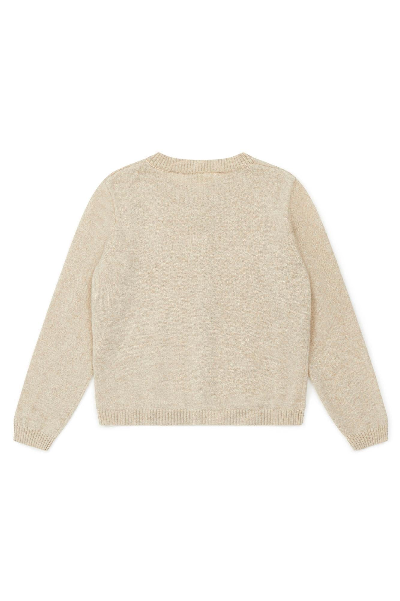 Cardigan - Beige 100% Cashmere