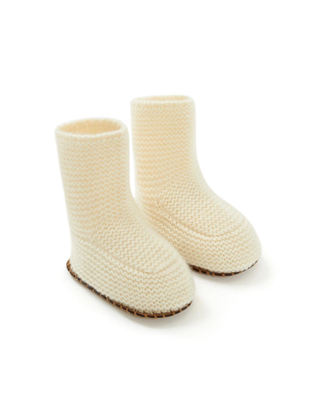 Chausson - Crème Bébé 100% cachemire - Image principale