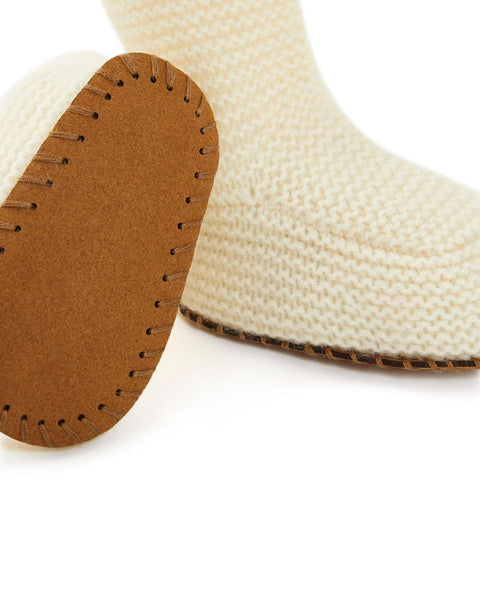 Chausson - Crème Bébé 100% cachemire - Image principale