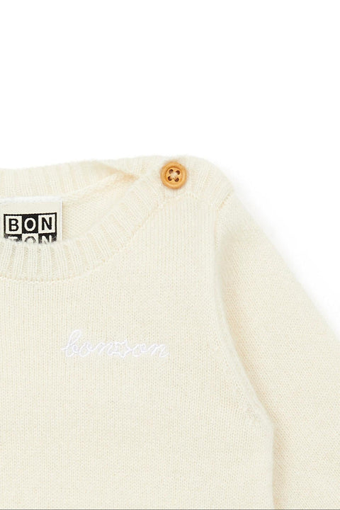 Combinaison - Bébé beige 100% cachemire - Image principale