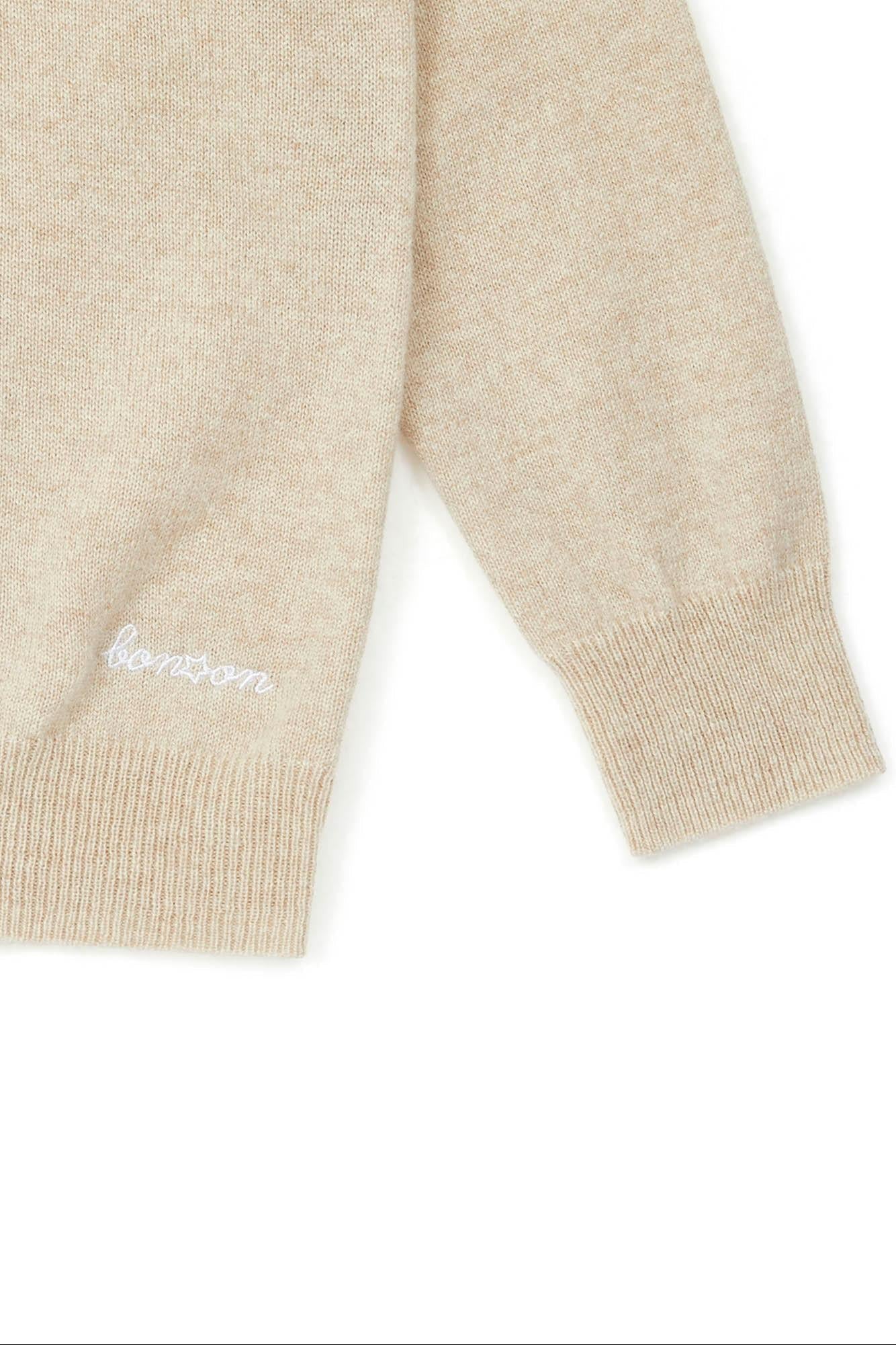 Pull - Beige 100% cachemire