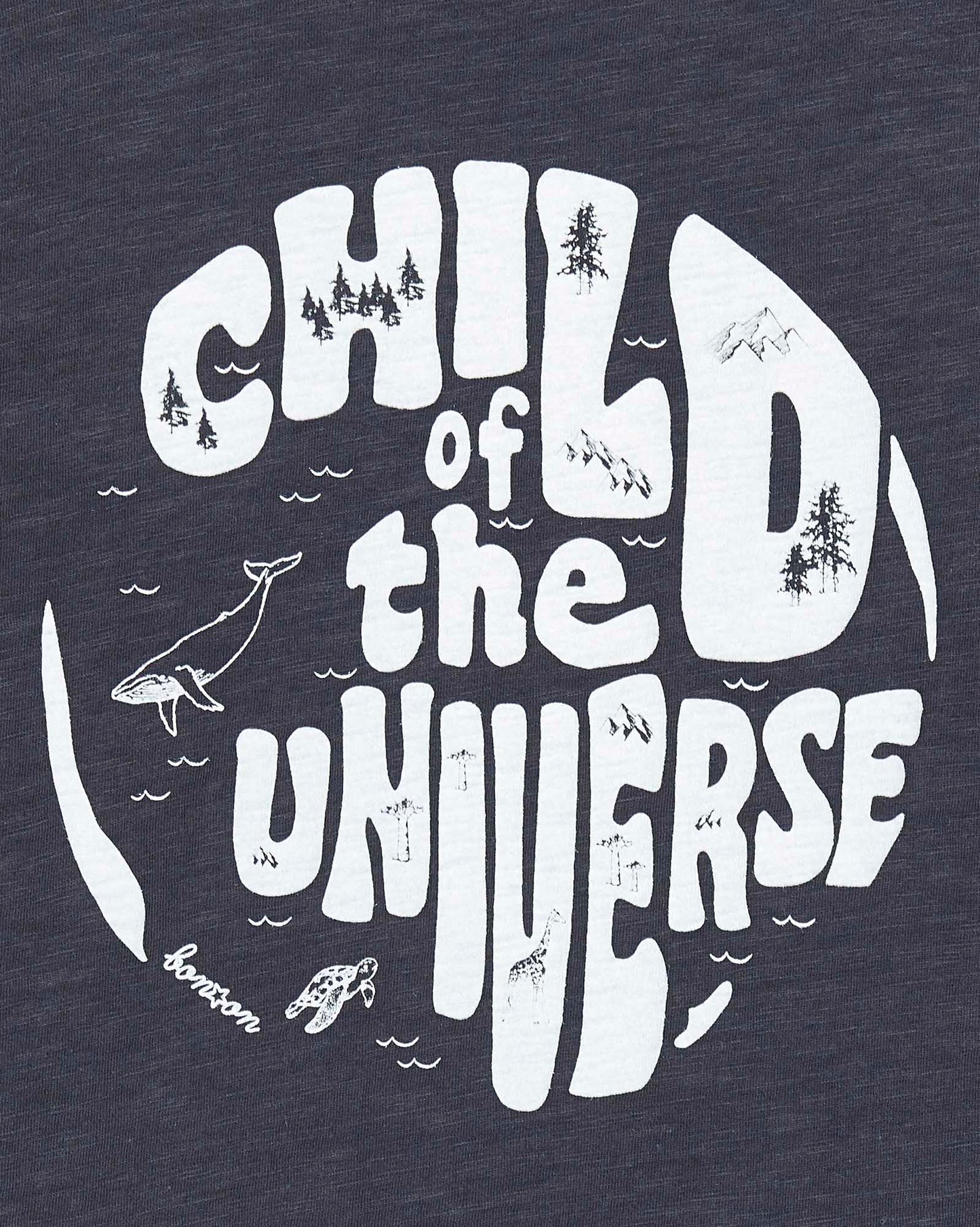 T-shirt - manche longue garçon 100% coton bio Child of the Universe