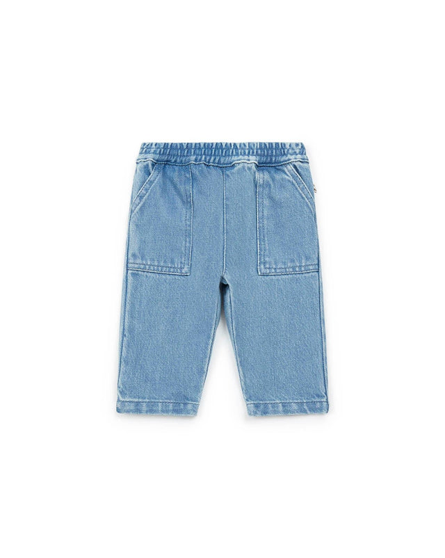 Trousers - Baby Mixed Denim 100% Cotton - Image principale