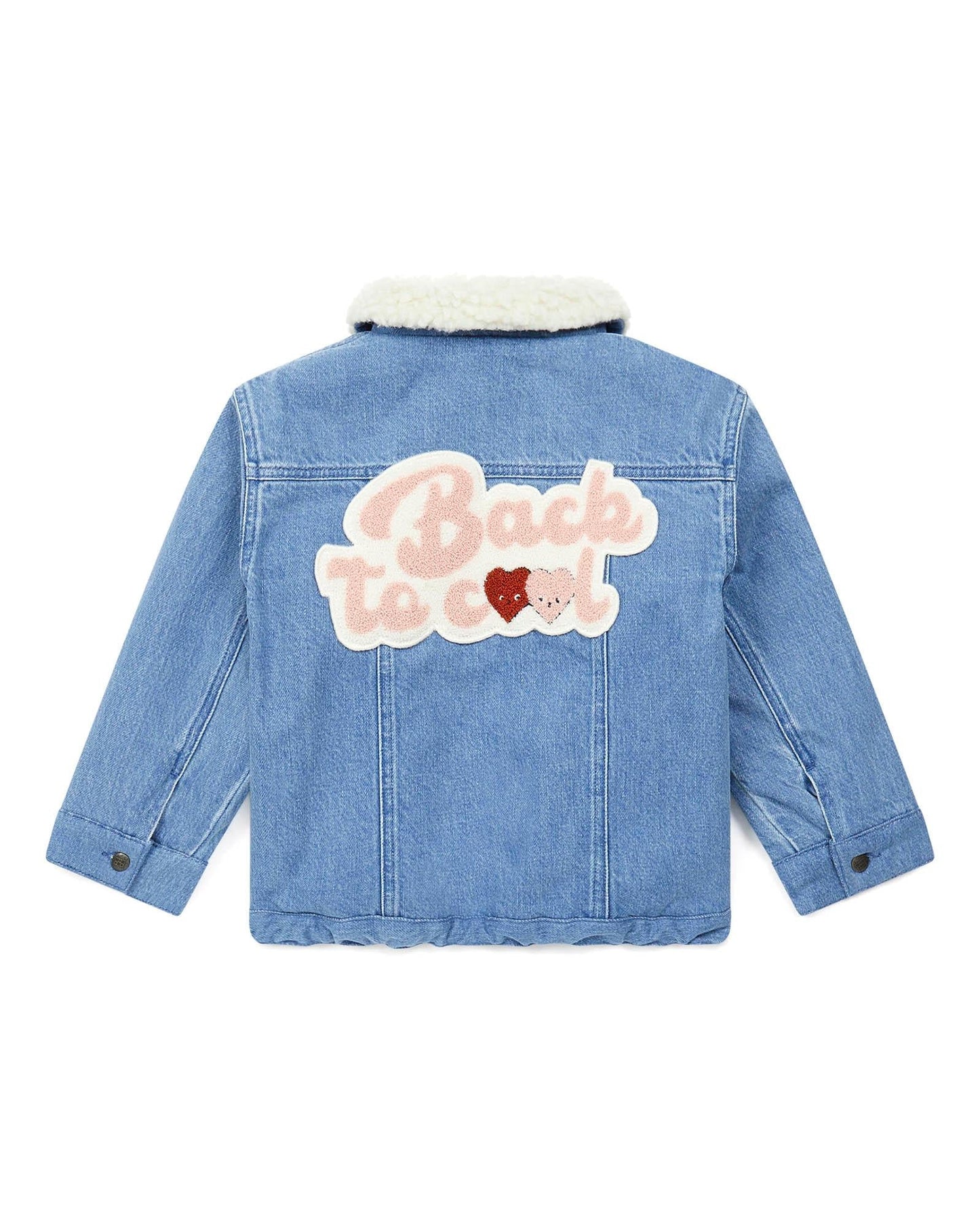 Jacket - Girl 100% cotton jeans