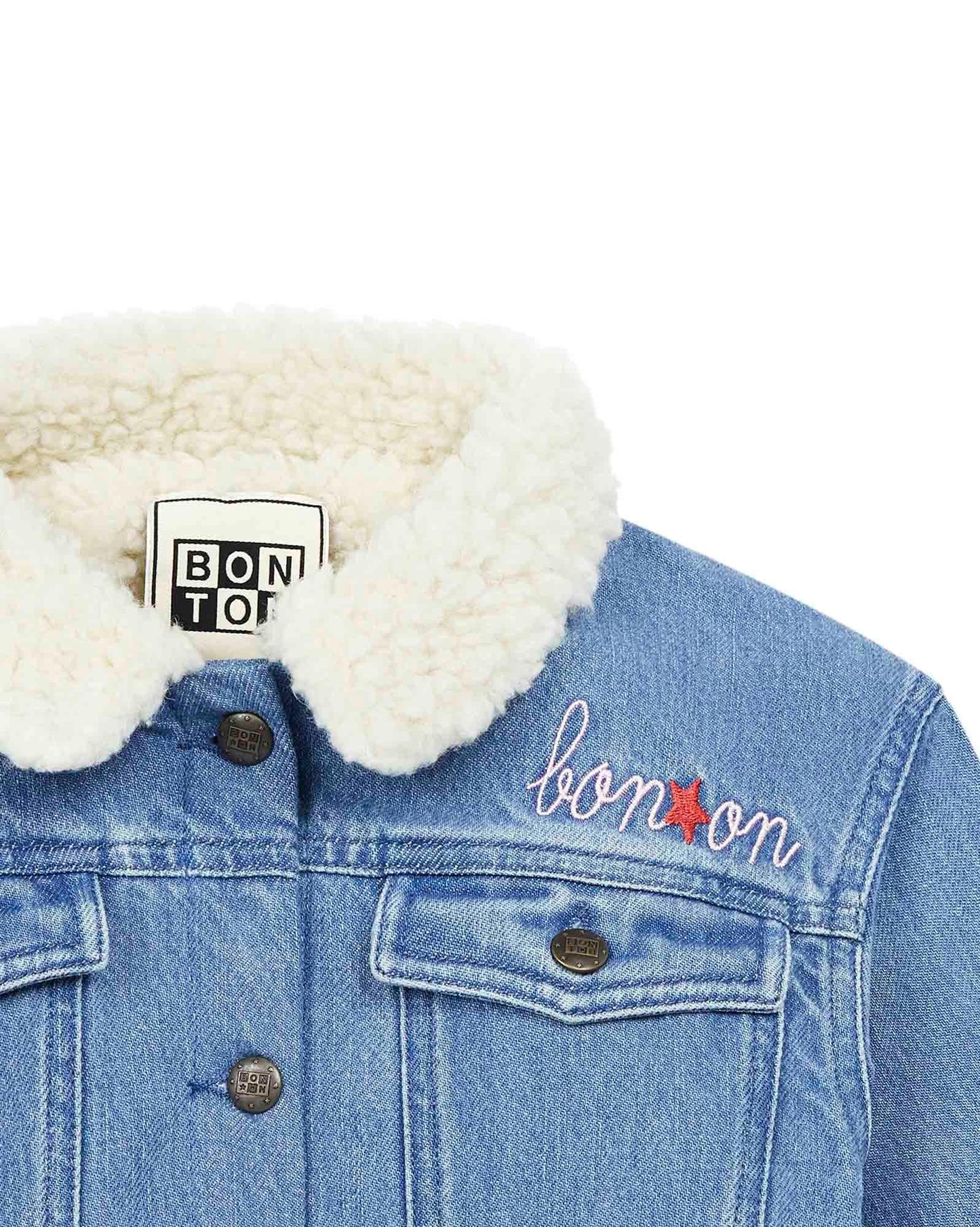 Veste - fille en jean 100% coton