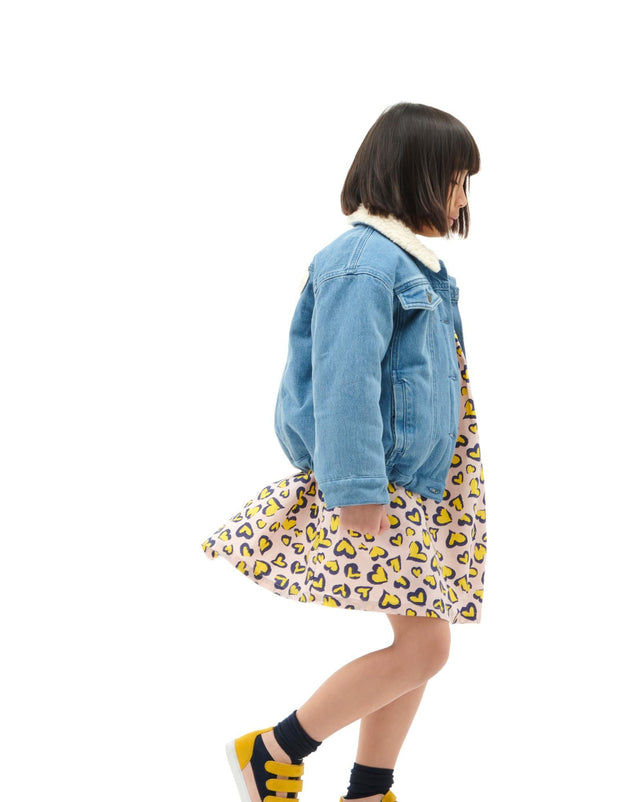 Jacket - Girl 100% cotton jeans - Image alternative
