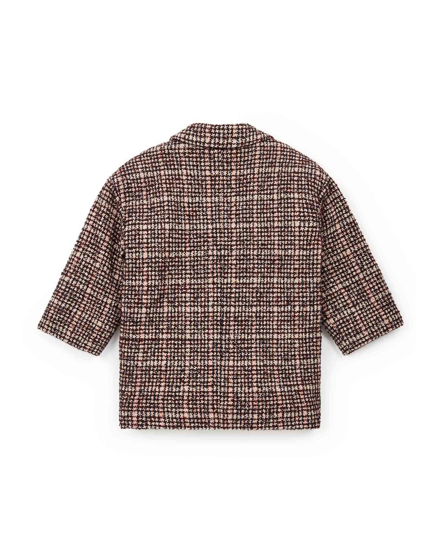 Coat - Girl tweed Wool mixed