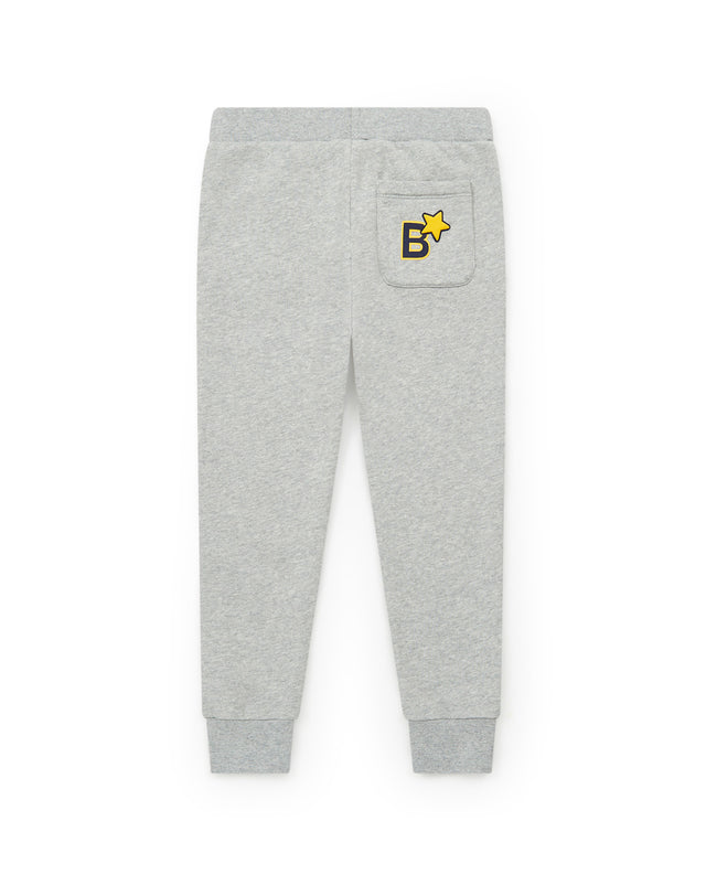 Pantalon - Jogging - logo gris chiné - Image principale