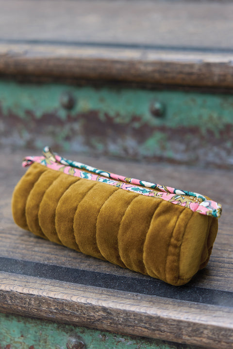 Trousse - Velour petit modèle bronze - Image principale