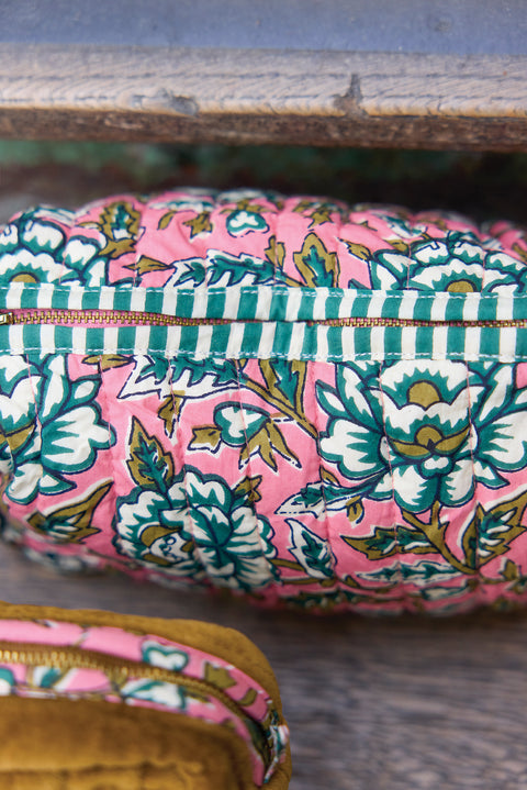 Trousse - Imprimé rose - Image principale