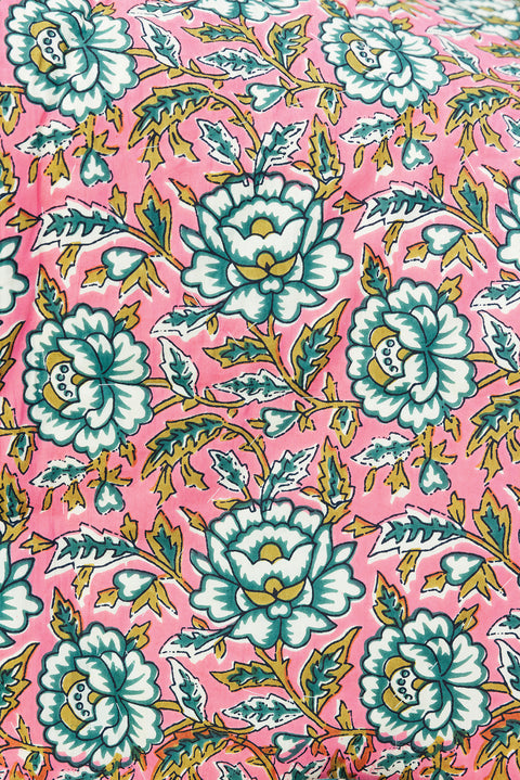 Plaid - Imprimé rose - Image principale