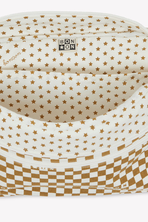 Trousse - Damier noisette XXL - Image principale