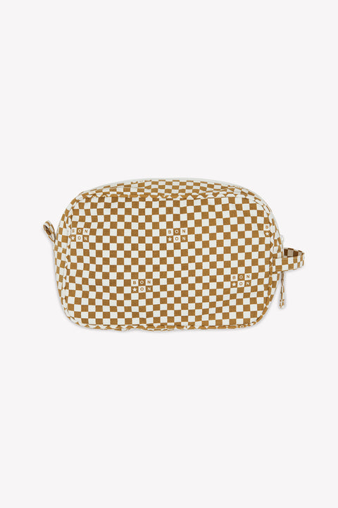 Trousse - Damier noisette XXL - Image principale