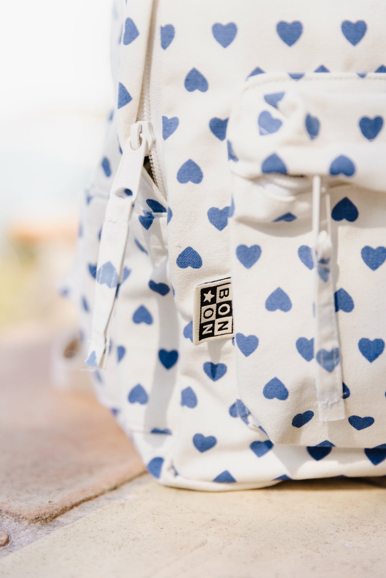Backpack - Heart Blue