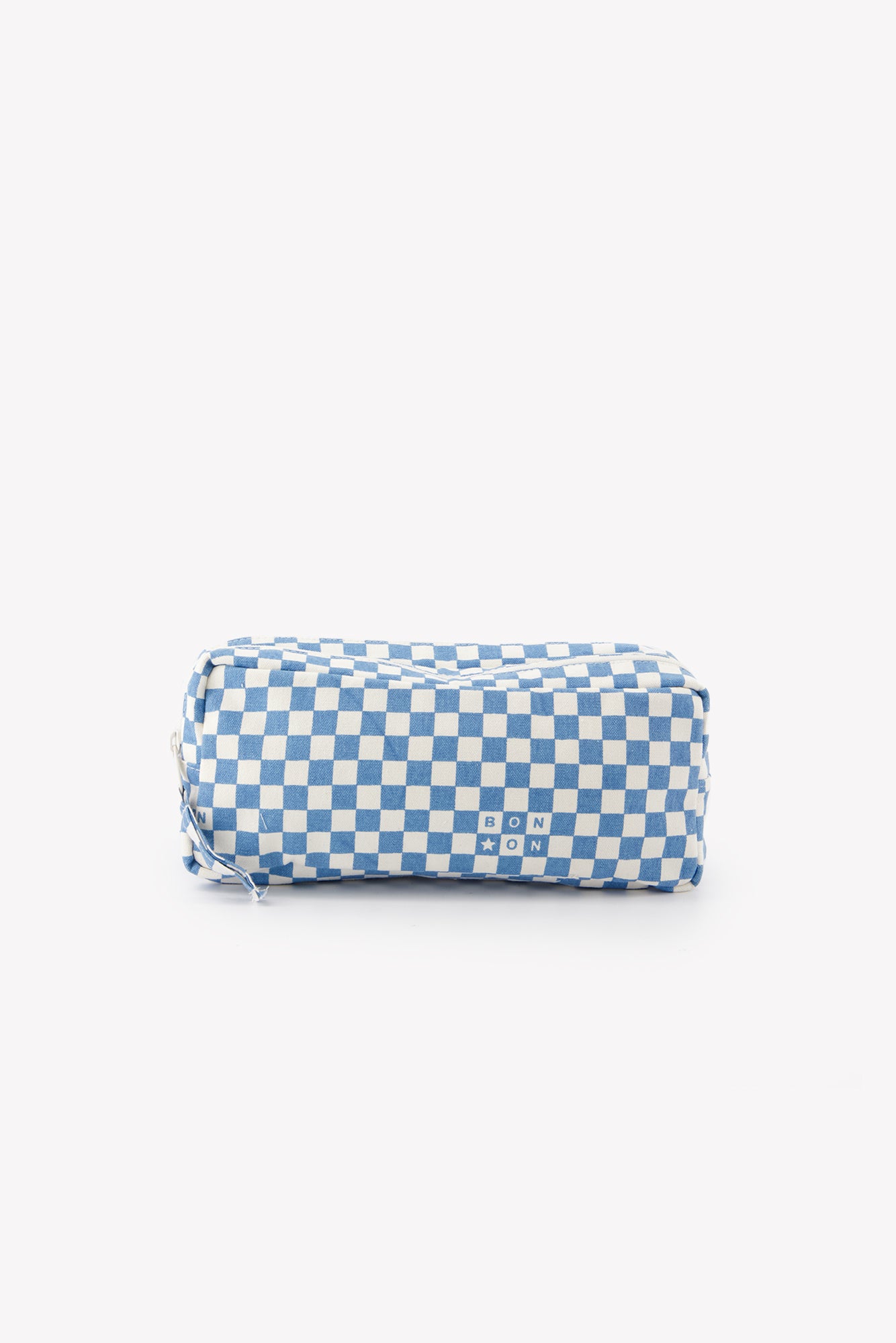 Trousse - Damier bleu